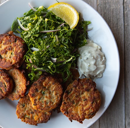 Chickpea & Tuna Fritters