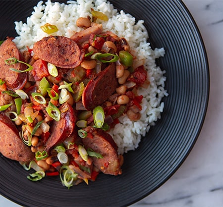 Country Jambalaya with Black Eye Peas