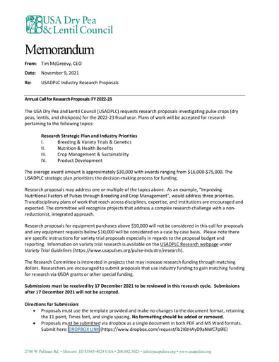 FY2022 23 USADPLC RequestForProposals